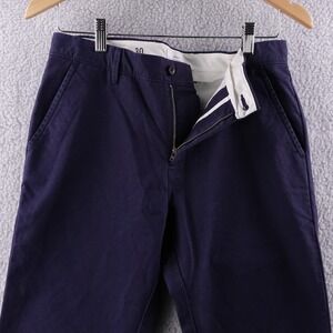 Apolis Standard Issue Utility Chino Pants Navy Blue‎ Size 30 Mens Flat Front